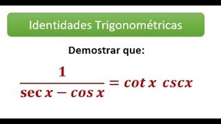 Identidades Trigonometricas Ejercicios 3 EJEMPLOS Practicos [upl. by Etterrag]