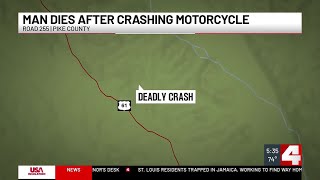 MSHP Fatal motorcycle accident in Pike County Thursday evening [upl. by Karry]