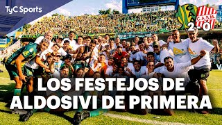 ALDOSIVI VOLVIÓ a PRIMERA tras VENCER por 2 a 0 a SAN MARTÍN T🏆 festejos felicidad emoción y más [upl. by Tabbitha]