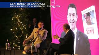 MANDURIA MASSERIA quotLI RENIquot INTERVISTA GEN VANNACCI [upl. by Doralynn949]