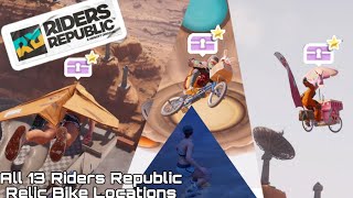 Riders Republic  All 13 Secret Relic Bikes  Locations [upl. by Demetri504]