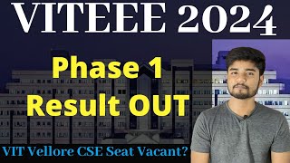 VITEEE 2024 Phase 1 Result OUT [upl. by Assirok799]