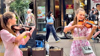 Karolina Protsenko First time violin duet with Avelina Kushnir Until I found you  Stephen Sanchez [upl. by Gallenz310]