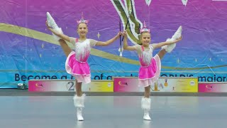 Majorettes EMERALD DANCE TEAM  baton duo trio cadet  Liberec 2024  Majorette Championship MWF [upl. by Zantos]