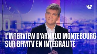 Linterview dArnaud Montebourg sur BFMTV en intégralité [upl. by Ecirad]