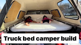 Budget truck bed camper build [upl. by Erida]