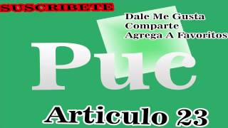 Articulo 23 ley 145 de 1960 [upl. by Burne819]