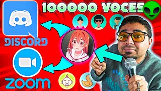 COMO CAMBIAR LA VOZ en DISCORD y ZOOM 2021  MODULADOR de VOZ para DISCORD [upl. by Kosey]