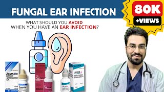 Fungal Ear Infection Otomycosis Causes Symptoms amp Treatment  Ear Infection Treatment [upl. by Gala]