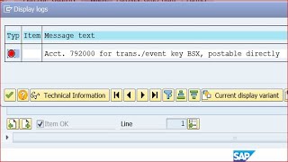 SAP Error Error Message No  M7109  Acct792000 for transevent key BSX Postable directly sap [upl. by Shelly]