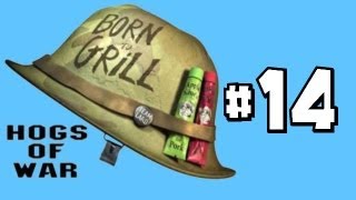 Lets Play Hogs of War 100 Walkthrough Part 14  Hero Number Four [upl. by Annalee457]