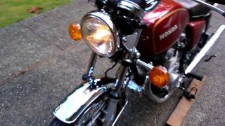 1976 CB500T Running [upl. by Asiar]