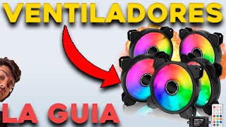 Cómo INSTALAR VENTILADORES RGB en una PC Gamer  Flujo de AIRE [upl. by Stu377]