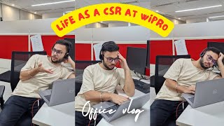 A day at Wipro as CSRCSR role and responsibilityWipro Candor TechspaceCustomer service role [upl. by Inaliel925]