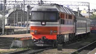 ТЭП700044 с поездом №335 СанктПетербург  Днепропетровск [upl. by Eelyam]