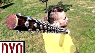 Homemade SAMURAI WAR CLUB  Kanabo Test [upl. by Youlton]