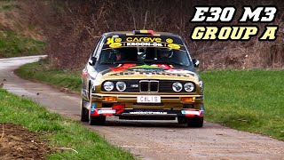 BMW E30 M3 GrA Bjorn Syx  Pure Intake sounds amp drifts  Rally van Haspengouw 2023 [upl. by Inavihs869]