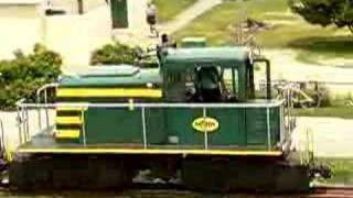 Maine Narrow Gauge Railroad excursion train [upl. by Wassyngton160]