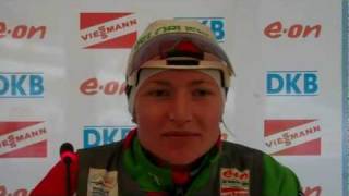 Darya Domracheva After Final Loop Battle in Antholz [upl. by Sterling]