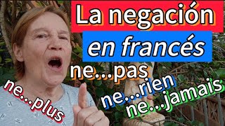 La negación en francés con varios elementos [upl. by Francine]