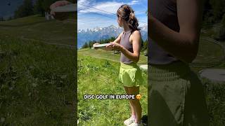 DISC GOLF IN SWITZERLAND🇨🇭 with Amy discgolf [upl. by Baptiste]