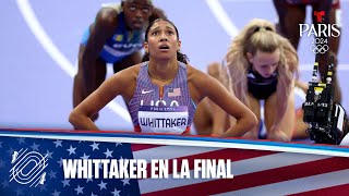 Juliette Whittaker de USA pasa a la final de Atletismo 800 m femenino  Juegos Olímpicos París 2024 [upl. by Neville]