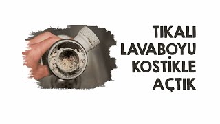 kostik kullanarak tıkalı lavabo nasıl açılır [upl. by Liryc385]