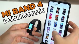 Xiaomi Mi Band 4 ipuçları  5 gizli özellik [upl. by Ades]