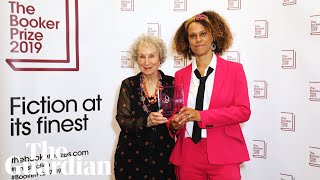 Margaret Atwood and Bernardine Evaristo jointly awarded Booker Prize [upl. by Ashlan]