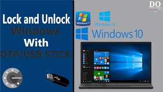 Login into Windows With OTP USB thumb Drive Instead Of Password  Twofactor authentication [upl. by Celestia]