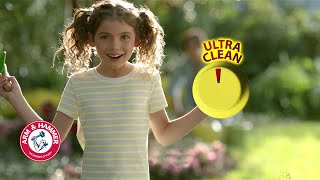 Plus OxiClean™ Liquid Detergent Commercial  ARM amp HAMMER™ Laundry [upl. by Antonina]