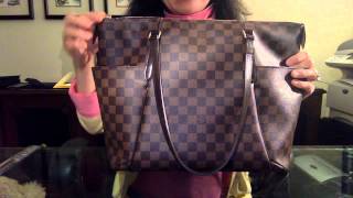 Louis Vuitton Totally MM Damier Ebene Reveal and Review [upl. by Finegan852]