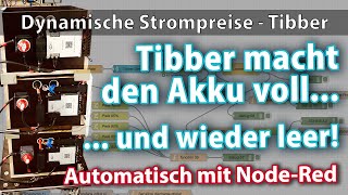 LiFePO4 Akku im Victron ESS mit Tibber automatisch laden und entladen mit NodeRed [upl. by Hiett]