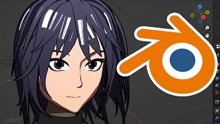 How to make 3D Anime in Under 1 Minute Blender [upl. by Air]