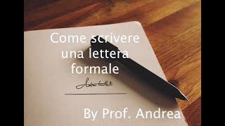 Lettera formale [upl. by Apfel]