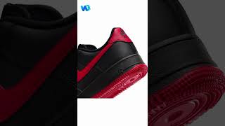 Nike Air Force 1 Black Red  12999€ [upl. by Enerol]