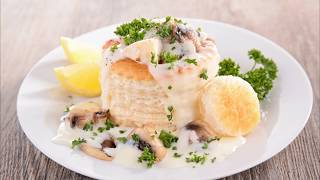 Recette  Vol au vent crevette champignon [upl. by Nirrok954]