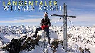 Längentaler Weisser Kogel 3218m  Traumhafte Skitour mit tollem Panorama  Sellrain [upl. by Divadnahtanoj319]