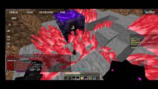 crystal pvp in pojavlauncher pojavalauncher Minecraft [upl. by Randie]