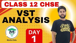 Class 12 Chemistry  VST I Day1 I Purna Chandra Panda [upl. by Kcaj]