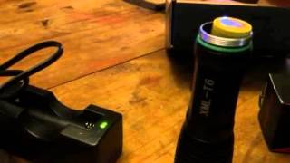 Outlite Flashlight amp Rechargeable Flashlight Battery w Charger [upl. by Oneg]