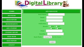 Library Management System in web using phpmysqlhtml css with source code  Web Projects code [upl. by Rabi703]