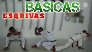 Esquivas Básicas  Aula de capoeira para iniciantes [upl. by Atidnan346]