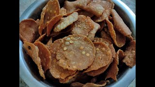 Ottavadai  Thattai Recipe in Tamil  How to make Ottavadai  Snacks Recipe in Tamil [upl. by Reba]