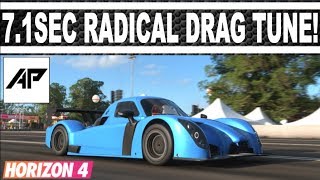 Forza Horizon 4  Radical RXC Turbo Drag Tune  7107 Second 14Mile [upl. by Weisberg]