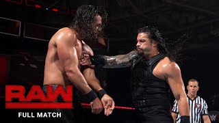 FULL MATCH  Roman Reigns vs Seth Rollins Raw May 29 2017 [upl. by Prunella]