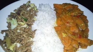 Curry fried Carrots with Ground Beef [upl. by Scurlock665]