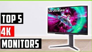 Best 4k Monitors In 2025  Top 5 4k Monitors Reviews  Best 4k monitor for productivity [upl. by Ecirad83]