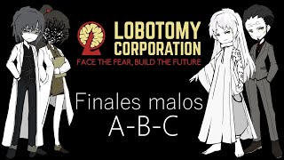 Lobotomy Corporation Historia  Finales Malos ABC  En español sin comentar [upl. by Esenwahs880]