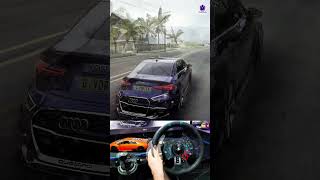 Audi RS3 in the Storm ️audi rs3 forzahorizon5 logitechg29 rain youtube [upl. by Shiller723]